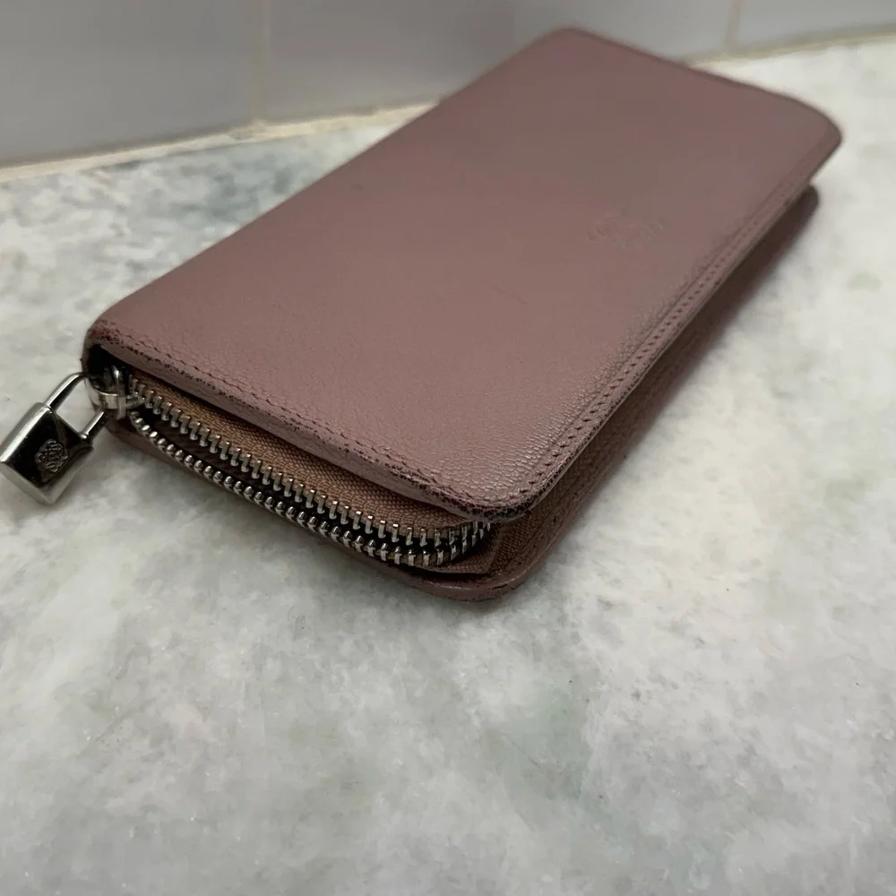 LOEWE Anagram Calfskin Maueve Long Zip-Around Wallet